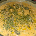 El cooksnap de Pilar Dominguez cuando hizo Risotto de Gambas al Azafrán.