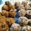 El cooksnap de Lilian Mendez cuando hizo Trufas de chocolate y coco.