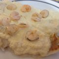 El cooksnap de Mayka cuando hizo Merluza con mahonesa de gambas en 5 minutos.