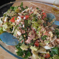 El cooksnap de Olga Mancha Cáceres cuando hizo Ensalada de lentejas con aguacate y atún.