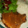 El cooksnap de Jesenia Vargas cuando hizo Chuletas en salsa de Tamarindo.
