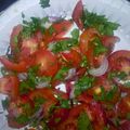 Grace Aholo's cooksnap of when they made Kachumbari Kiafrika.