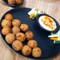 Bhavna Odedra's cooksnap of when they made ફલાફીલ અને હમુસ (falafel with hummus Recipe In Gujarati).
