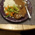 slopmaster's cooksnap of when they made Salisbury Steak.