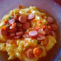 El cooksnap de Arce Elizabethh cuando hizo Polenta con salsa de salchichas.