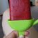 El cooksnap de Pia Contreras cuando hizo Helado de frutilla y naranja natural para celíacos, diabéticos y regímenes.