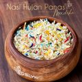 Cooksnap MinSha semasa beliau membuat Nasi Hujan Panas.