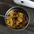 Reena Yadav का कुकस्नैप जब उन्होंने बेसन का हलवा (besan ka halwa recipe in Hindi) बनाया था।