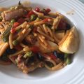 El cooksnap de Charles cuando hizo Fideos a la cazuela.