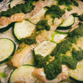 El cooksnap de Lorena Sanchis cuando hizo Salmón gratinado con pesto.