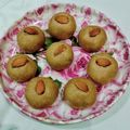 Dolly Kachhwani's cooksnap of when they made Panjeeri Laddoo.