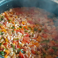 El cooksnap de alberto cuando hizo Arroz caldoso con vieiras.
