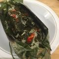 Cooksnap dari Vivi Widyawaty untuk resep Nasi Bakar Daun Singkong