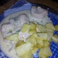 El cooksnap de Florencia Mansilla cuando hizo Pollo al verdeo con papas.