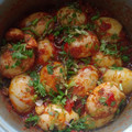 Ashika Habeeb's cooksnap of when they made தலைப்பு: வருத்த முட்டை கிரேவி.
