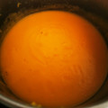 El cooksnap de Francisco Javier cuando hizo Crema de calabaza.