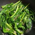 Cooksnap dari Poepoet Raghiel untuk resep Sawi Hijau Cah Bawang Putih
