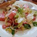 El cooksnap de Eliana Paola Barrios López cuando hizo Ensalada de sandía y queso feta 🍉.