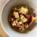 il Flavia Giordano quando ha preparato Porridge "torta di mele" 🍎
