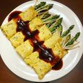 Cooksnap của Vương Châu Giai Kỳ khi họ làm theo món Trứng cuộn phô mai và nấm(ăn chay)