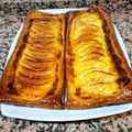 El cooksnap de Víctor Chuliá Portell cuando hizo Tarta de manzana con hojaldre y crema pastelera.