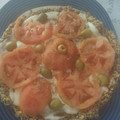 El cooksnap de marcela quiroga cuando hizo Pizza saludable con masa de avena! 🍕.
