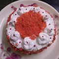 Rakhi Gupta का कुकस्नैप जब उन्होंने सन फ्लावर केक (sunflower cake recipe in Hindi) बनाया था।