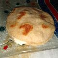 El cooksnap de Karina Larrosa cuando hizo Quesadillas de queso.