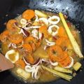 Cooksnap Nurin Husnina semasa beliau membuat Sotong Berlada.