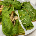 El cooksnap de Irene-Guirao cuando hizo Crepes de espinaca.