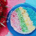 Cooksnap dari nidarudi untuk resep Kelapa Kukus Merah Putih