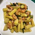 Wen Chiu 的 蔥爆玉米筍蝦仁🍤 cooksnap