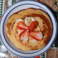 El cooksnap de Genesis Alondra cuando hizo 2. Hot cake de avena y plátano.
