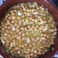 El cooksnap de Jonas Cobos cuando hizo Garbanzos encebollados a la crema naranja.