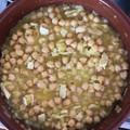 El cooksnap de Jonas Cobos cuando hizo Garbanzos encebollados a la crema naranja.