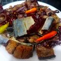 Cooksnap Q'leenalee's Kitchen semasa beliau membuat 👩‍🍳Ikan Talang Masin goreng Cili bawang.