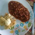 El cooksnap de Meyling Joo cuando hizo Tomatican con papas fritas.