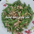 Cooksnap Zarafafiis ❣️🌹 semasa beliau membuat Kacang Buncis Goreng Telur.