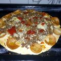 Cooksnap dari Nurul Wahdah untuk resep Meat Pizza Tortilla (Kriuk)