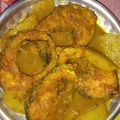 Runta Dutta's cooksnap of when they made মাছের কালিয়ই(macher kalia reciope in Bengali).
