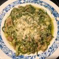 El cooksnap de Esperanza cuando hizo Espaguetis de calabacín con atún.