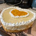 Lenardszandi Cooksnap-ja, amikor elkészítette a(z) Őszibarack mousse torta receptet.