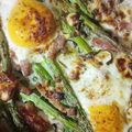 El cooksnap de Dersa cuando hizo Espárragos verdes con jamón y huevo en Airfryer.
