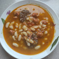 El cooksnap de carmen hernandez cuando hizo Alubias o judías blancas con chorizo. (Thermomix).