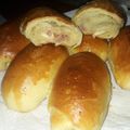 El cooksnap de Lujan Barreto cuando hizo Pan casero relleno con jamón y queso.