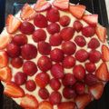 El cooksnap de Paula Romero cuando hizo Cheesecake de frutillas.