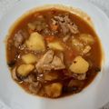 El cooksnap de MaryGlory cuando hizo Estofado chuletas de aguja cerdo.