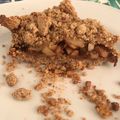 El cooksnap de Evatxu78 cuando hizo Crumble de manzana y plátano.