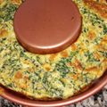 El cooksnap de Gaby cuando hizo Soufflé de Espinaca y Queso.