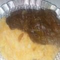 El cooksnap de Iris Balcarce cuando hizo Bife encebollado.